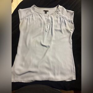 Ann Taylor Factory Soft Blue Blouse